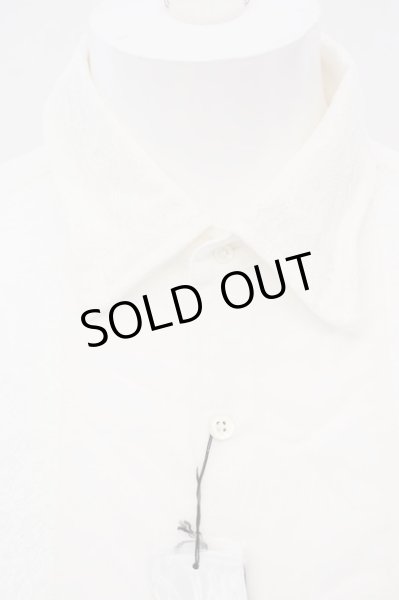 画像2: CIVARIZE / レース切り替えシフォンシャツ 46 ホワイト O-24-03-23-019-CI-sh-YM-ZT301 (2)