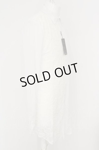 画像2: CIVARIZE / シフォンレース切り替えロングシャツ 46 ホワイト O-24-03-23-025-CI-sh-YM-ZT301 (2)