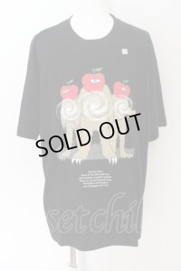 【WINTERセール】UNDERCOVER / GUコラボ グラフィックT(5分袖） XXL ブラック O-24-03-31-003-UN-ts-YM-ZT136
