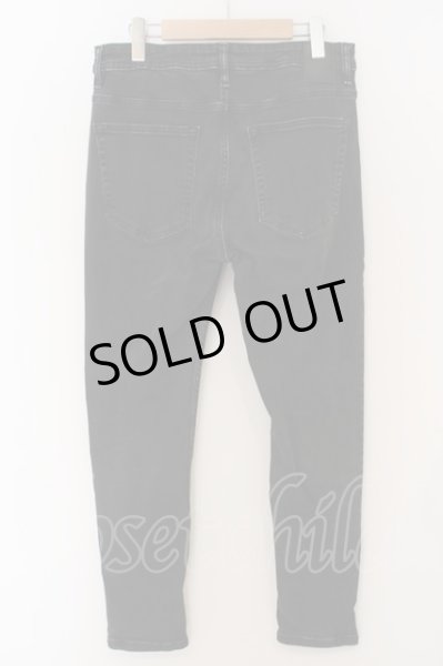 画像2: ZARA / ストレッチスリムデニムパンツ 44 ブラック O-24-03-31-021-ZA-pa-YM-ZT133 (2)
