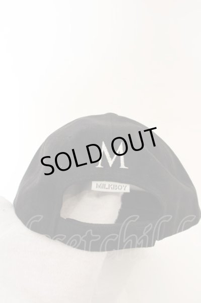 画像3: MILK BOY / "M" CAP キャップ  ブラック O-24-03-31-025-MI-za-YM-ZT-ML001 (3)