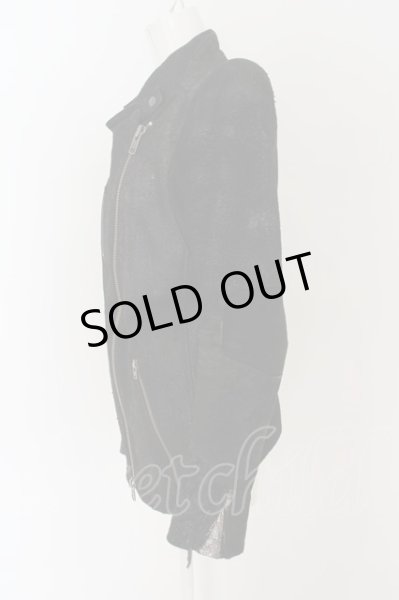 画像5: IFSIXWASNINE / RIDERS デストロイレザーライダースジャケット レディース1 ブラック O-24-03-31-005-IF-ou-YM-ZT-ML004 (5)