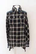 【WINTERセール】LGB / SHIRT-G/TIPI/M【メンズ1】 1 ブルーｘグレー O-24-03-31-010-LG-sh-YM-ZT136