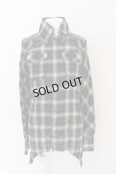 画像1: 【WINTERセール】LGB / SHIRT-G/TIPI/M【メンズ1】 1 ブルーｘグレー O-24-03-31-010-LG-sh-YM-ZT136