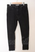 画像1: ZARA / ストレッチスリムデニムパンツ 44 ブラック O-24-03-31-021-ZA-pa-YM-ZT133 (1)