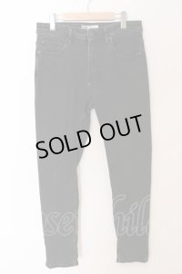 【セール】ZARA / ストレッチスリムデニムパンツ 44 ブラック O-24-03-31-021-ZA-pa-YM-ZT133