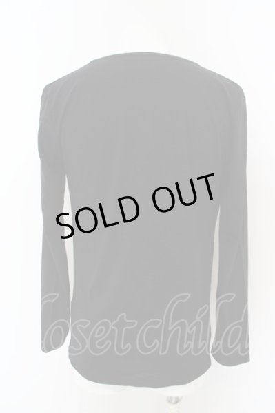 画像2: Roshell / ドレープネックカットソー M ブラック O-24-04-03-032-Ro-to-YM-ZT100 (2)