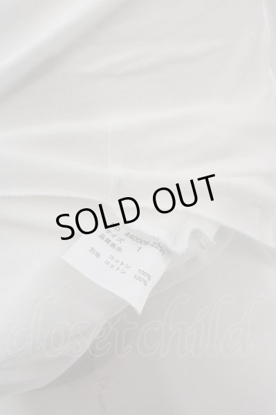 画像3: NO ID. BLACK / C天竺クロスシームカットオフU/Nカットソー 1 ホワイト O-24-04-03-041-NO-to-YM-ZT100 (3)