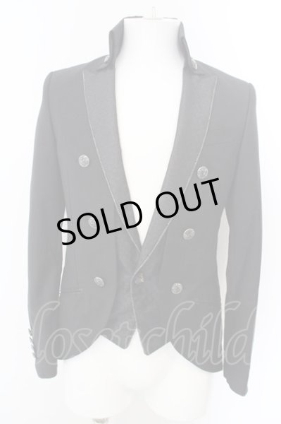 画像1: BUFFALO BOBS / 燕尾ナポレオンタキシードジャケット 1 ブラック O-24-04-03-045-BU-ja-YM-ZT97 (1)