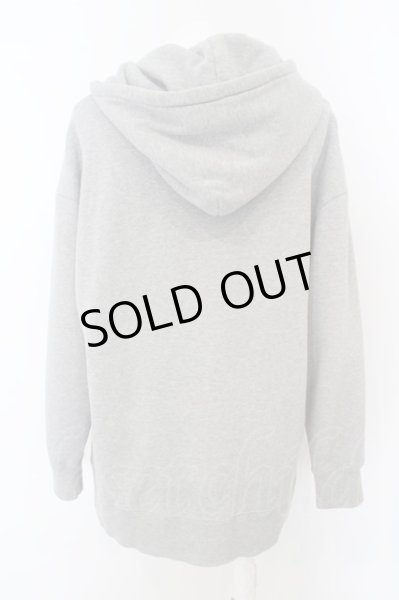 画像2: NO ID. BLACK / CATスパンコールBIGプルオーバーパーカー ONE グレー O-24-04-03-051-NO-to-YM-ZT116 (2)