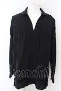 【WINTERセール】NO ID. BLACK / レイヤードプルオーバータックシャツ 1 ブラック O-24-04-03-057-NO-sh-YM-ZT114