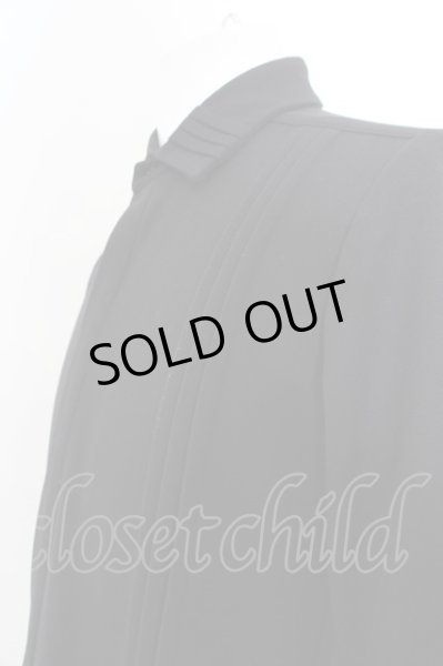 画像2: NO ID. / フライフロントアシンメトリーピンタックシャツ 1 ブラック O-24-04-03-063-NO-sh-YM-ZT118 (2)