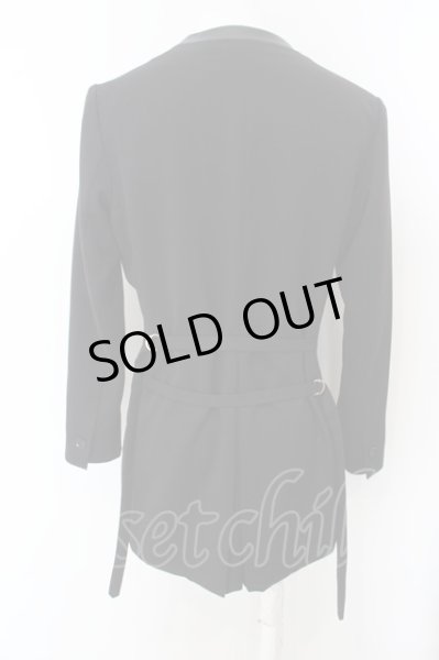 画像2: NO ID. BLACK / TRストレッチノーカラージャケット 1 ブラック O-24-04-03-066-NO-ja-YM-ZT131 (2)