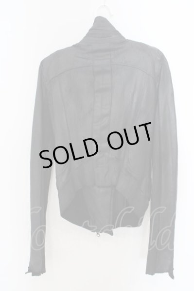 画像3: LGB / BIKERS-5 コーティングジャケット 1 ブラック O-24-04-03-073-LG-ja-YM-ZT168 (3)