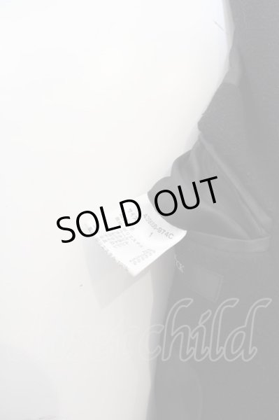 画像3: NO ID. BLACK / ラム切り替えノーカラーチェスターコート 1 ブラック O-24-04-03-078-NO-ou-YM-ZT-ML012 (3)