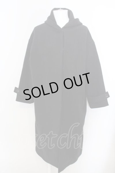 画像1: NIL DUE / NIL UN TOKYO / LONG HOODIE OVER COAT  ブラック O-24-04-03-080-NI-ja-OW-ZT-M117 (1)