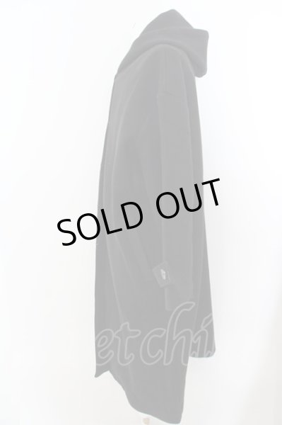 画像2: NIL DUE / NIL UN TOKYO / LONG HOODIE OVER COAT  ブラック O-24-04-03-080-NI-ja-OW-ZT-M117 (2)
