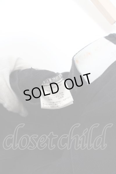 画像4: NO ID. BLACK / ストレッチデニムレザーリペアスキニーパンツ 1 ブラック O-24-04-03-084-NO-pa-YM-ZT-ML012 (4)