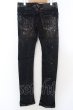 画像4: LGB / S-WOLF ブリーチダメージシューカットデニムパンツ 26 ブラック O-24-04-03-088-LG-pa-YM-ZT166 (4)