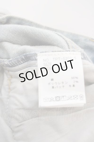 画像4: TORNADO MART / ヴィンテージグランジストレッチデニムパンツ S ライトインディゴ O-24-04-03-093-TO-pa-YM-ZT170 (4)