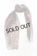 IFSIXWASNINE / TURBAN シルクタイダイストール  レッド O-24-04-03-099-IF-za-YM-ZT196