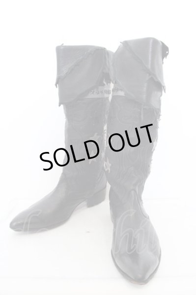 画像1: Hiromu Takahara / STAR WESTAN BOOTS 40 1/2 ブラック O-24-04-03-105-Hi-sho-YM-ZT2000 (1)