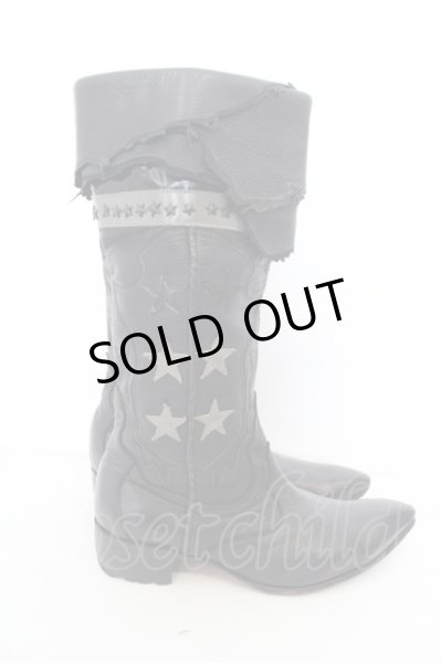 画像5: Hiromu Takahara / STAR WESTAN BOOTS 40 1/2 ブラック O-24-04-03-105-Hi-sho-YM-ZT2000 (5)