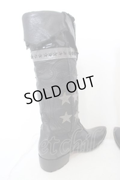 画像8: Hiromu Takahara / STAR WESTAN BOOTS 40 1/2 ブラック O-24-04-03-105-Hi-sho-YM-ZT2000 (8)