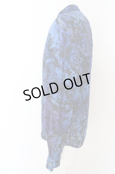 画像2: TORNADO MART / ペイズリーグラデーションシャツ M ブルー O-24-04-03-024-TO-sh-YM-ZT100 (2)