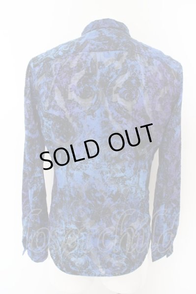 画像3: TORNADO MART / ペイズリーグラデーションシャツ M ブルー O-24-04-03-024-TO-sh-YM-ZT100 (3)