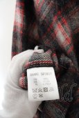 画像4: 【WINTERセール】SHARE SPIRIT / ウールチェックワイドシャツ F レッド O-24-04-03-002-SH-sh-YM-ZT158 (4)