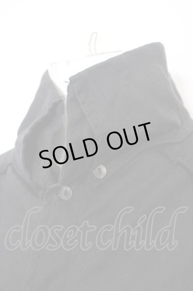 画像2: LGB / SHIRT-G/M ネップリネン　【メンズ1】 1 ブラック O-24-04-04-031-LG-sh-YM-ZT173 (2)