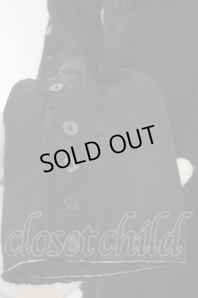 画像3: LGB / SHIRT-G/M ネップリネン　【メンズ1】 1 ブラック O-24-04-04-031-LG-sh-YM-ZT173 (3)