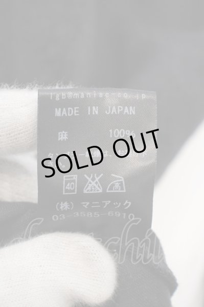 画像5: LGB / SHIRT-G/M ネップリネン　【メンズ1】 1 ブラック O-24-04-04-031-LG-sh-YM-ZT173 (5)