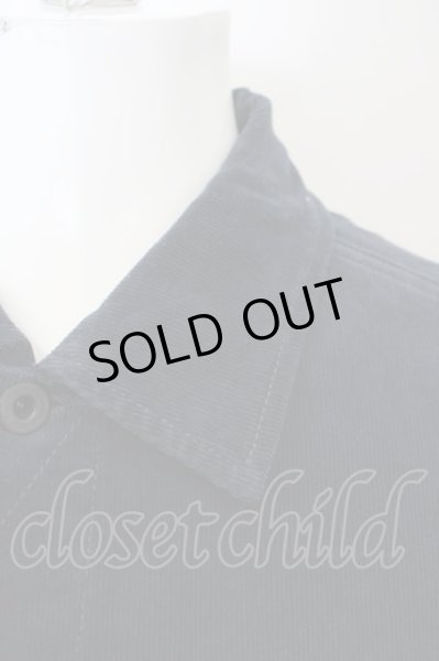 画像2: Moonage Devilment / コーデュロイトラッカーデニムジャケット 48 ネイビー O-24-04-04-038-Mo-ja-YM-ZT159 (2)