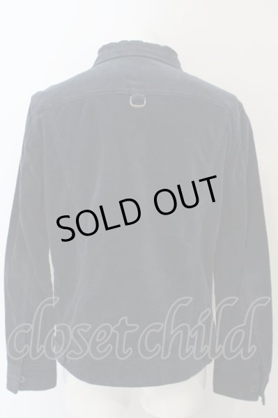 画像4: Moonage Devilment / コーデュロイトラッカーデニムジャケット 48 ネイビー O-24-04-04-038-Mo-ja-YM-ZT159 (4)