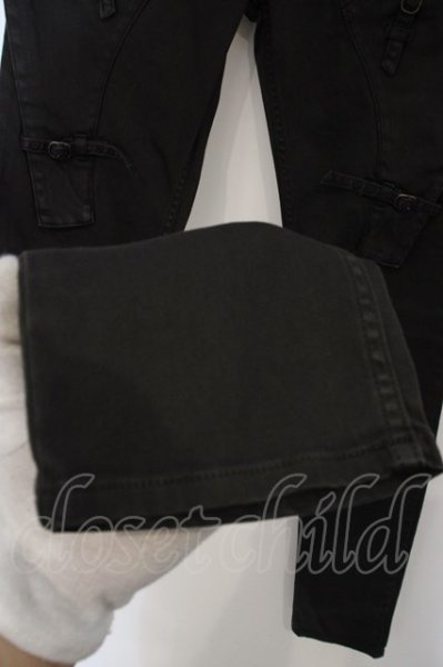 画像4: SHARE SPIRIT / ホルスターカーゴスキニーパンツ S ダークブラウン O-24-04-04-055-SH-pa-YM-ZT176 (4)