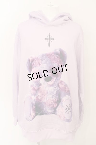 画像1: TRAVAS TOKYO / Furry bear Hoodie パーカー F パープル O-24-04-04-011-TR-to-YM-ZT070