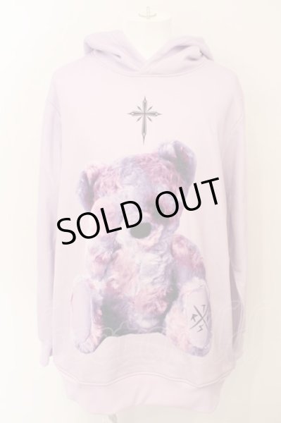 画像1: TRAVAS TOKYO / Furry bear Hoodie パーカー F パープル O-24-04-04-011-TR-to-YM-ZT070 (1)