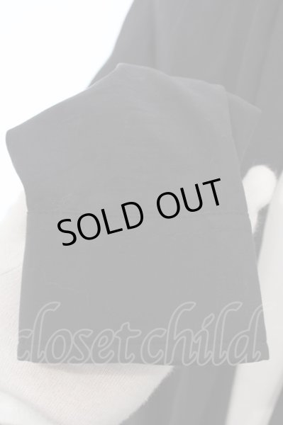 画像2: FUGA / Makani シャツ素材変形トッパーカーディガン 44 ブラック O-24-04-04-012-FU-sh-YM-ZT079 (2)