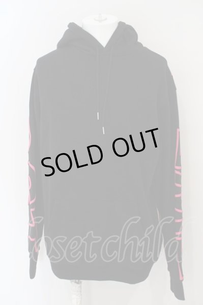 画像1: ATTI / 立体ワードプルパーカー F ブラック O-24-04-04-017-BE-to-YM-ZT078 (1)