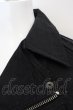 画像2: CIVARIZE / Evil加工デニムライダース 46 ブラック O-24-04-04-020-CI-ou-YM-ZT073 (2)