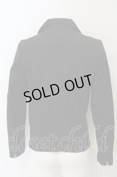 画像4: CIVARIZE / Evil加工デニムライダース 46 ブラック O-24-04-04-020-CI-ou-YM-ZT073 (4)