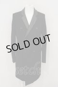【セール】CIVARIZE / Baron 切り替えダブルブレストチェスターコート 44 ブラック O-24-04-04-022-CI-ja-YM-ZT-M018