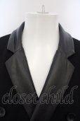 画像2: 【セール】CIVARIZE / Baron 切り替えダブルブレストチェスターコート 44 ブラック O-24-04-04-022-CI-ja-YM-ZT-M018 (2)
