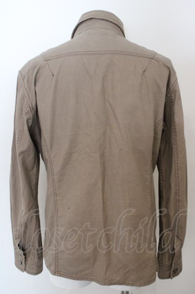 画像3: TORNADO MART / コーティングタックトラッカーシャツ LL ライトブラウン O-24-04-15-026-TO-sh-YM-ZT174 (3)