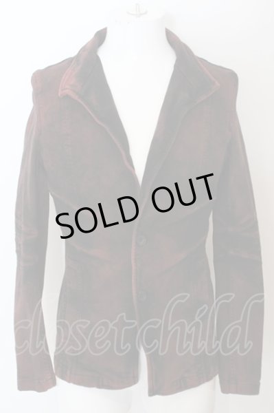 画像1: TORNADO MART / クラウドクリアコーティングスタンドデニムジャケット M ボルドー O-24-04-15-027-TO-ja-YM-ZT167 (1)