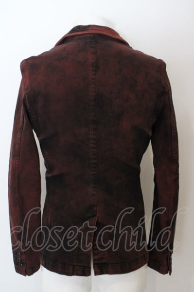 画像2: TORNADO MART / クラウドクリアコーティングスタンドデニムジャケット M ボルドー O-24-04-15-027-TO-ja-YM-ZT167 (2)