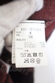 画像3: 【WINTERセール】TORNADO MART / クラウドクリアコーティングスタンドデニムジャケット M ボルドー O-24-04-15-027-TO-ja-YM-ZT167 (3)