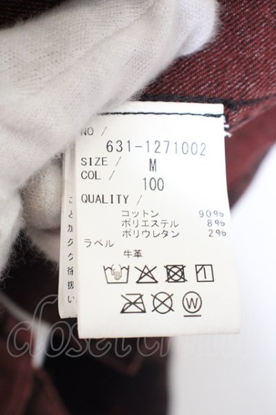 画像3: TORNADO MART / クラウドクリアコーティングスタンドデニムジャケット M ボルドー O-24-04-15-027-TO-ja-YM-ZT167 (3)